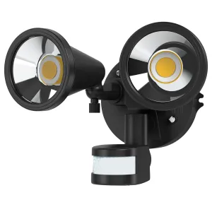 Lumio Twin Head Cob Led Floodlight with Sensor