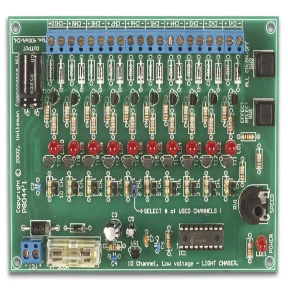 10-Channel 12 VDC Light Effect Generator