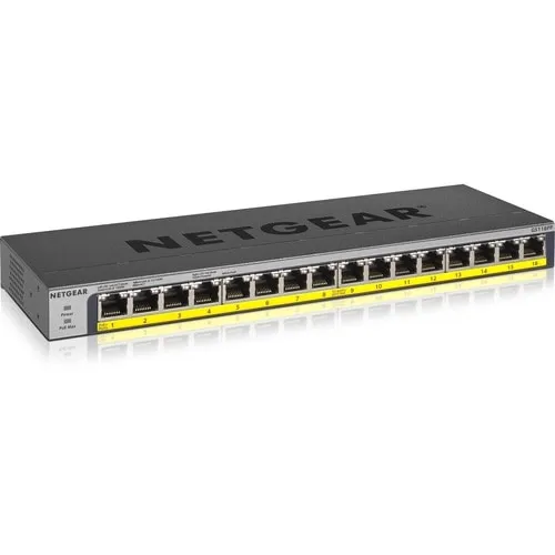 16-Port Poe/Poe Gb Switch Poe