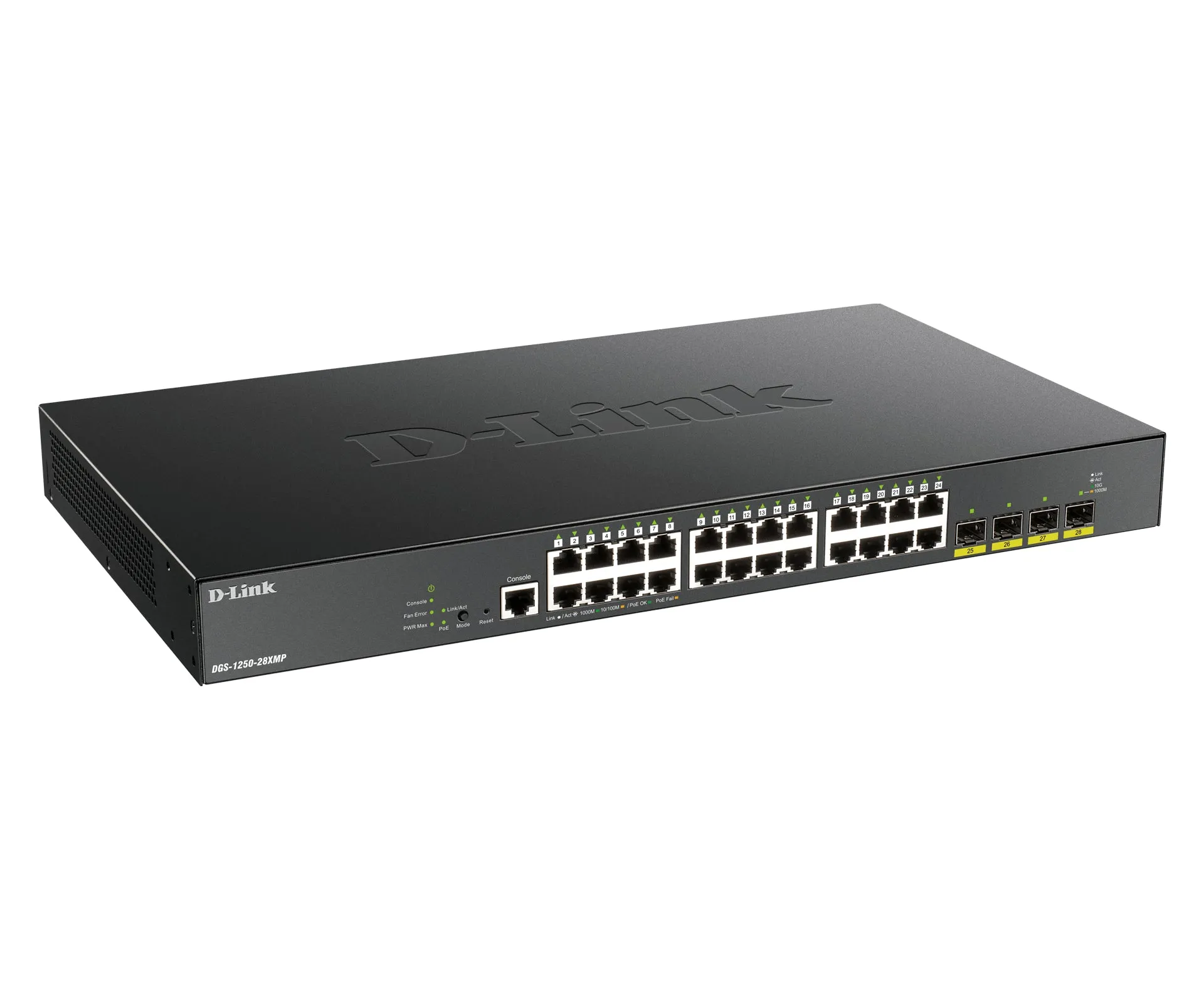 24-Port Gigabit Poe Smart Managed Switch With 4X 10G Sfp  Ports 370Watts