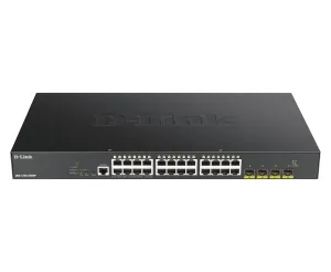 24-Port Gigabit Poe Smart Managed Switch With 4X 10G Sfp  Ports 370Watts