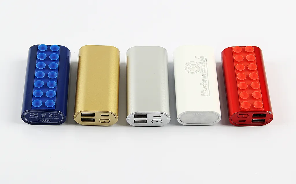 AMS-AK-168 - Mini suction power banks (2600/ 5200/ 7800 mah) - with logo illumination option