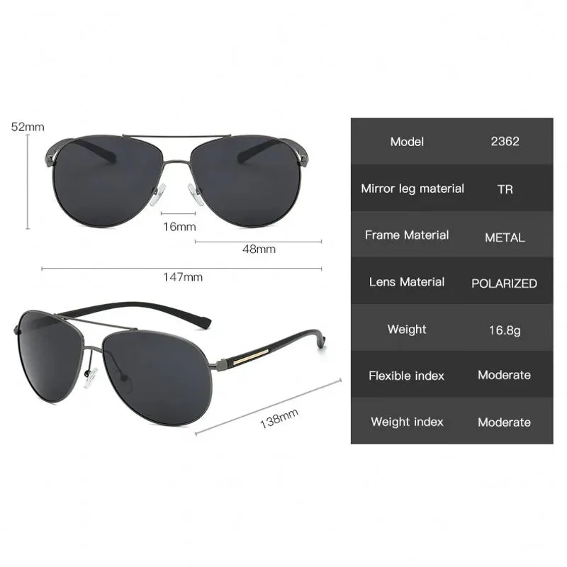 Aviator Luxe TR90 Polarized Sunglasses