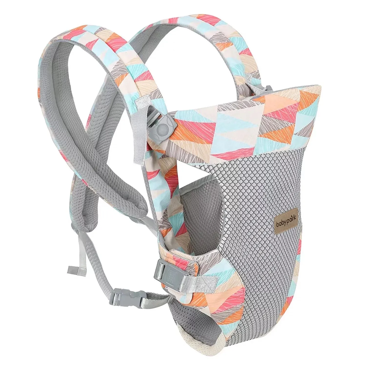 Baby Carrier, 4-In-1 Colorful Baby Carrier, Front and Back Sling with Adjustable Holder