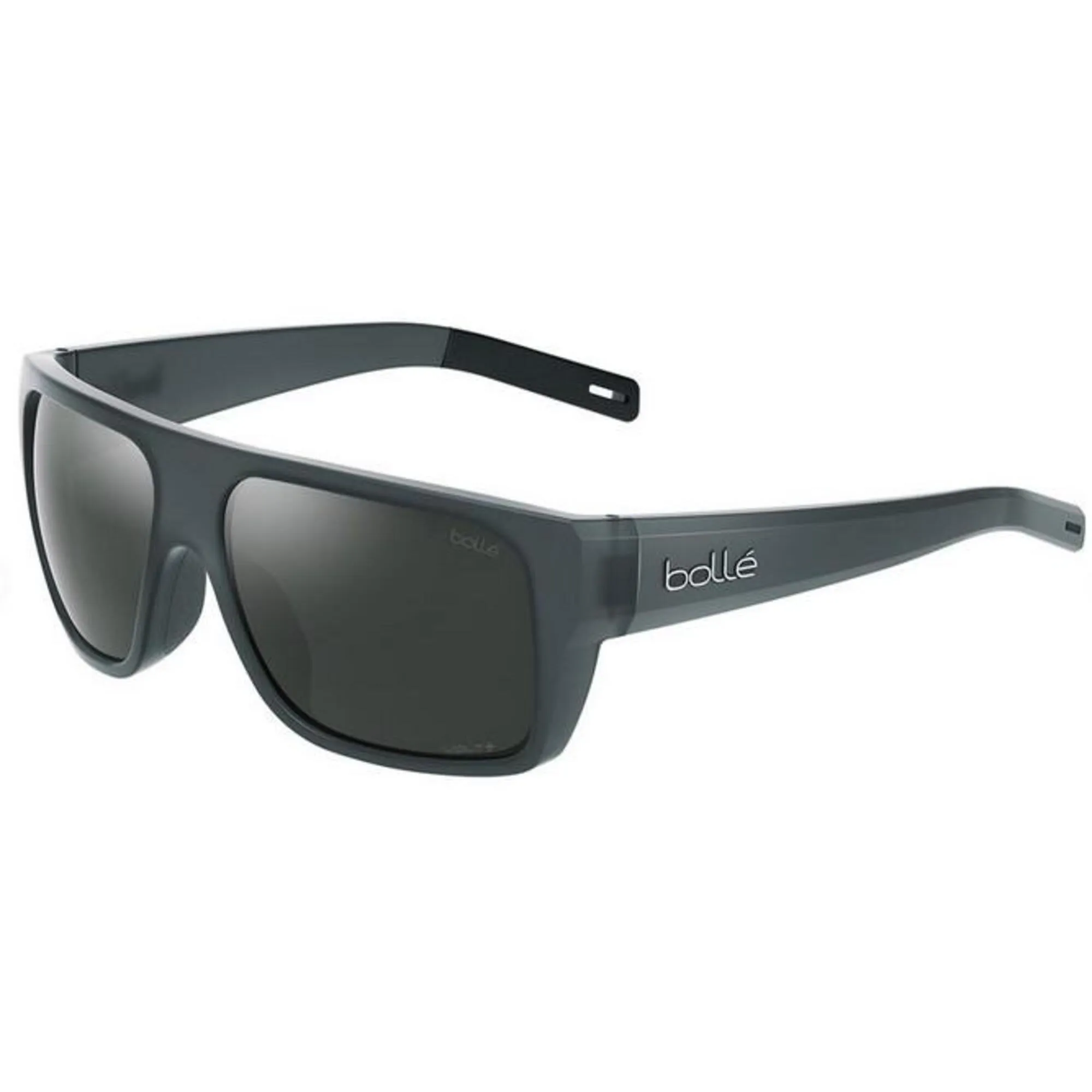 Bolle Unisex Sunglasses - BOLLE FALCO BLACK CRYSTAL MATT - VOLT   GUN POLARIZED