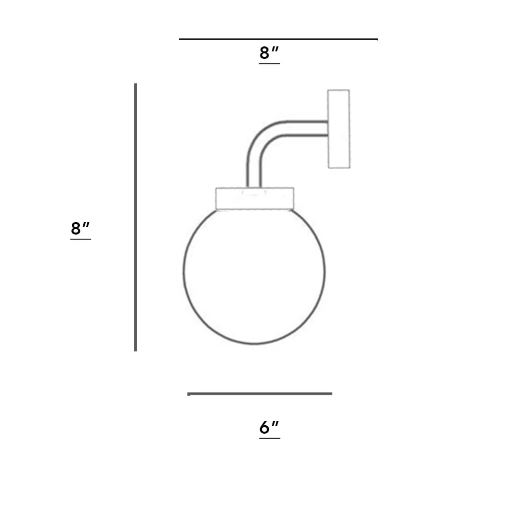 Cws144 Brass Wall Lamp