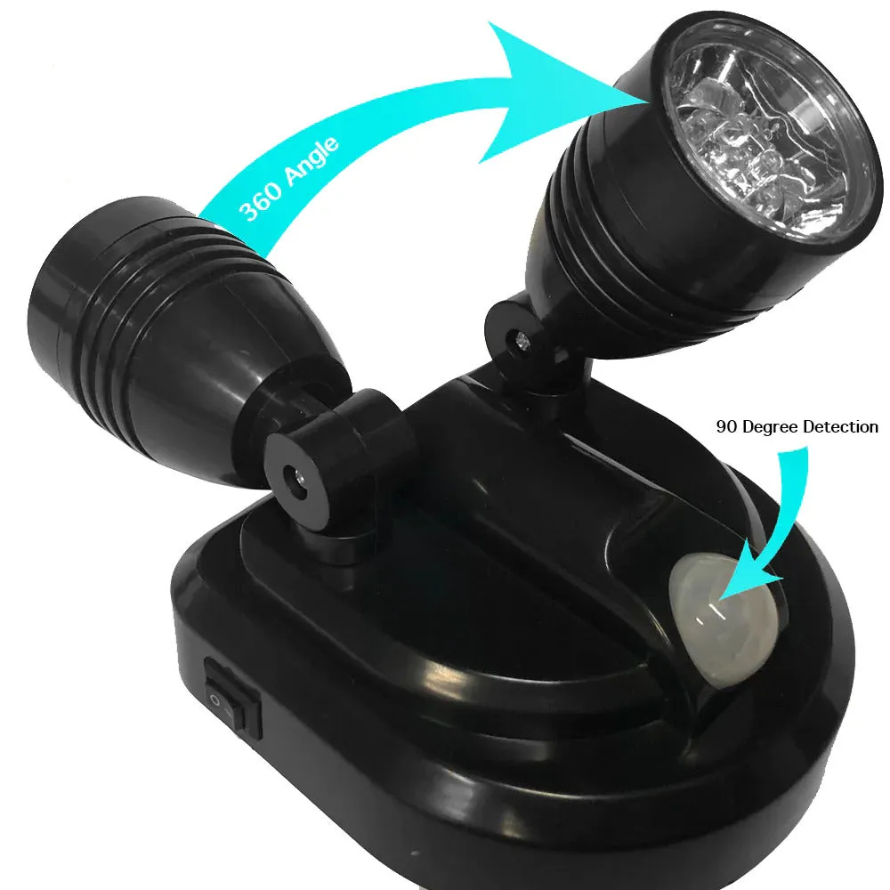 Dual LED 360 Degree Spotlight