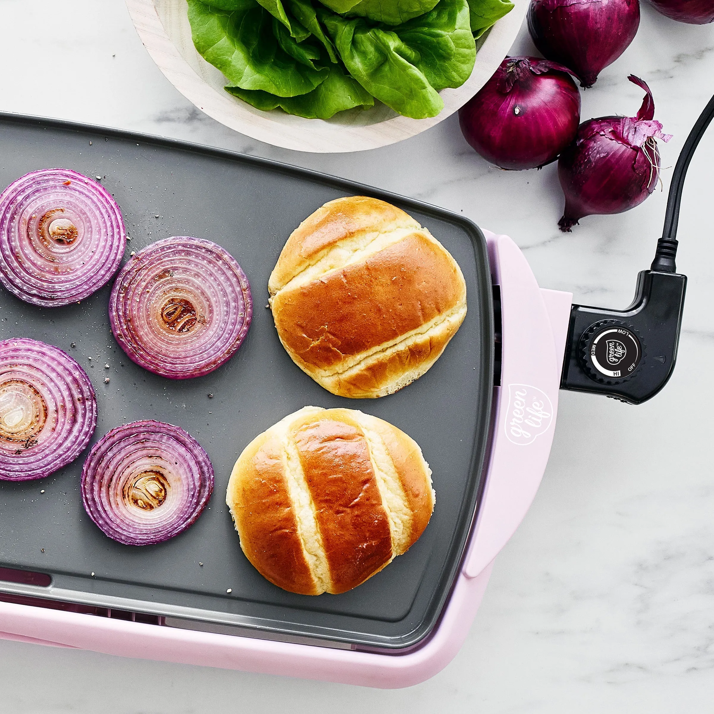 GreenLife Healthy Griddle XL | Pink