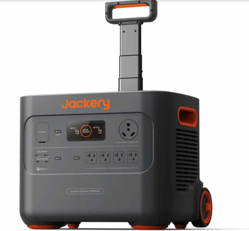 Jackery Solar Generator 3000 Pro Portable Power Station with 1 Solar Saga Panel