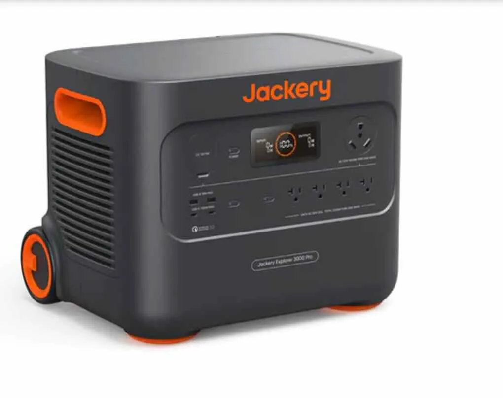 Jackery Solar Generator 3000 Pro Portable Power Station with 1 Solar Saga Panel