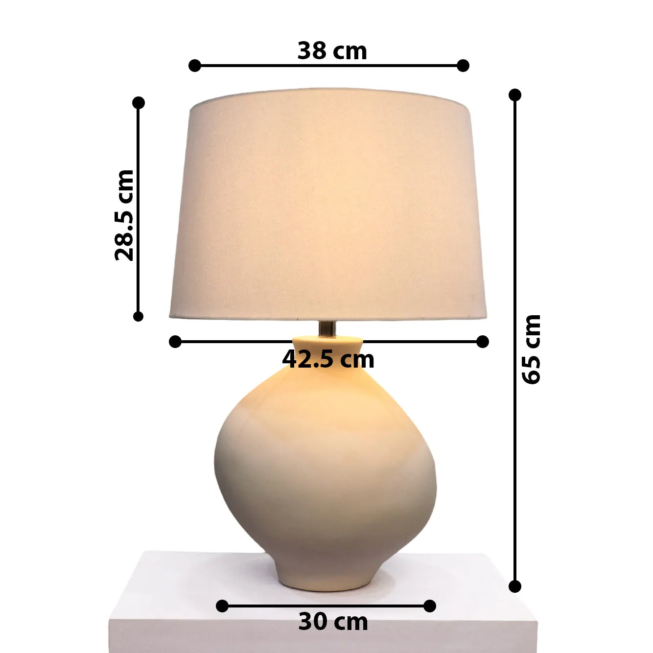 Krug Oval Table Lamp