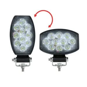 LED Oval Flood Work Lamp by LED Autolamps