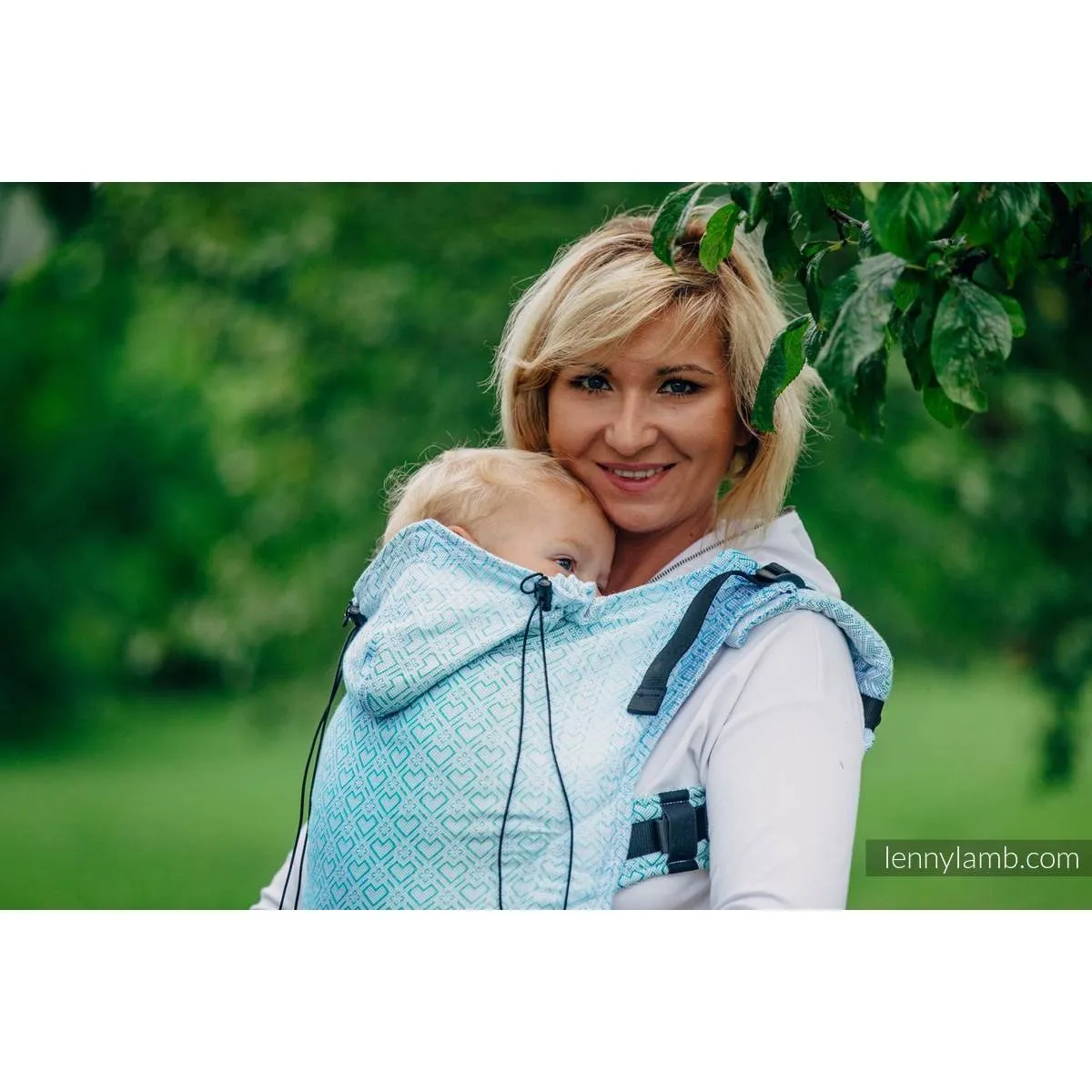 Lenny Lamb Ergonomic Carrier (TODDLER) -  BIG LOVE ICE MINT