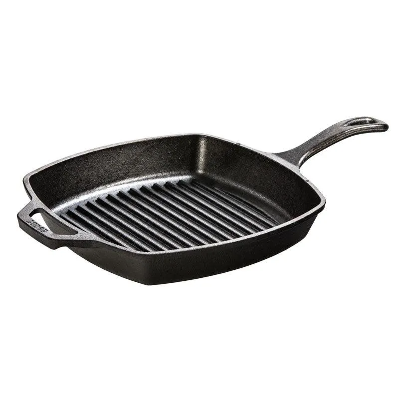 Lodge 10.5" Square Cast Iron Grill Pan