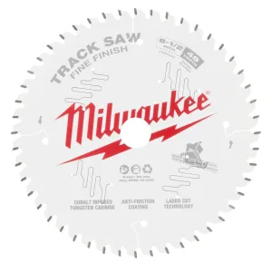 Milwaukee 48400627 165mm (6-1/2") 48T Wood Track Fine Finish Saw Blade