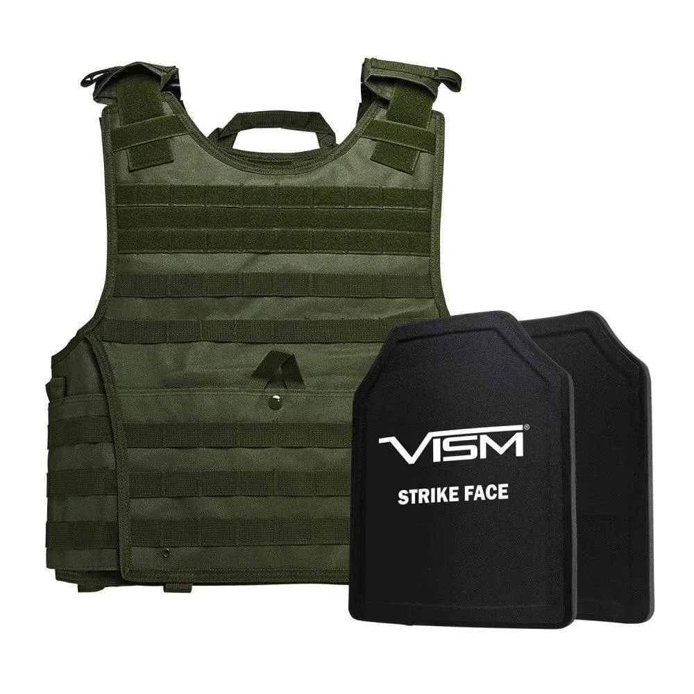 NcSTAR Expert Plate Carrier Vest Shooters Cut Hard PE Ballistic Panels