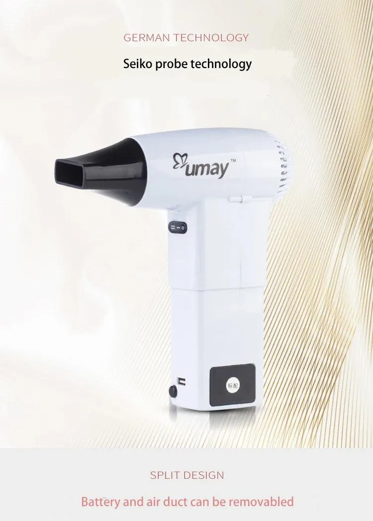 Portable Hair Dryer with USB Output Portable Cordless Hair Blower Care Suitable for Drying Painting Baby Skin Outdoor Tools