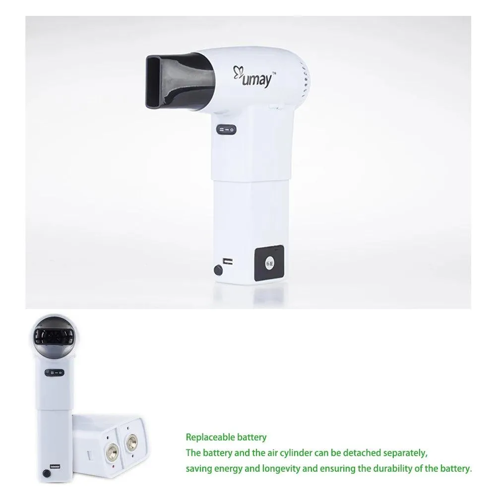 Portable Hair Dryer with USB Output Portable Cordless Hair Blower Care Suitable for Drying Painting Baby Skin Outdoor Tools