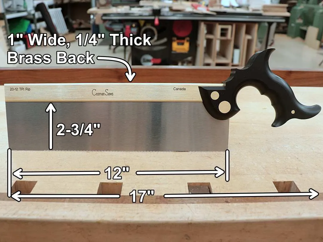 Rob Cosman's Tenon Saw: Large Size