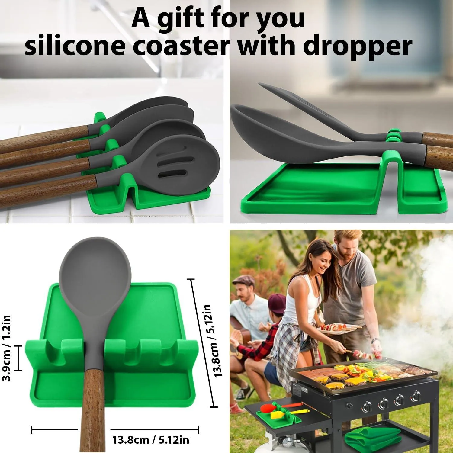 Silicone Griddle Mat Food Grade Silicone Grill Mat Protect the Top Surface 22 in